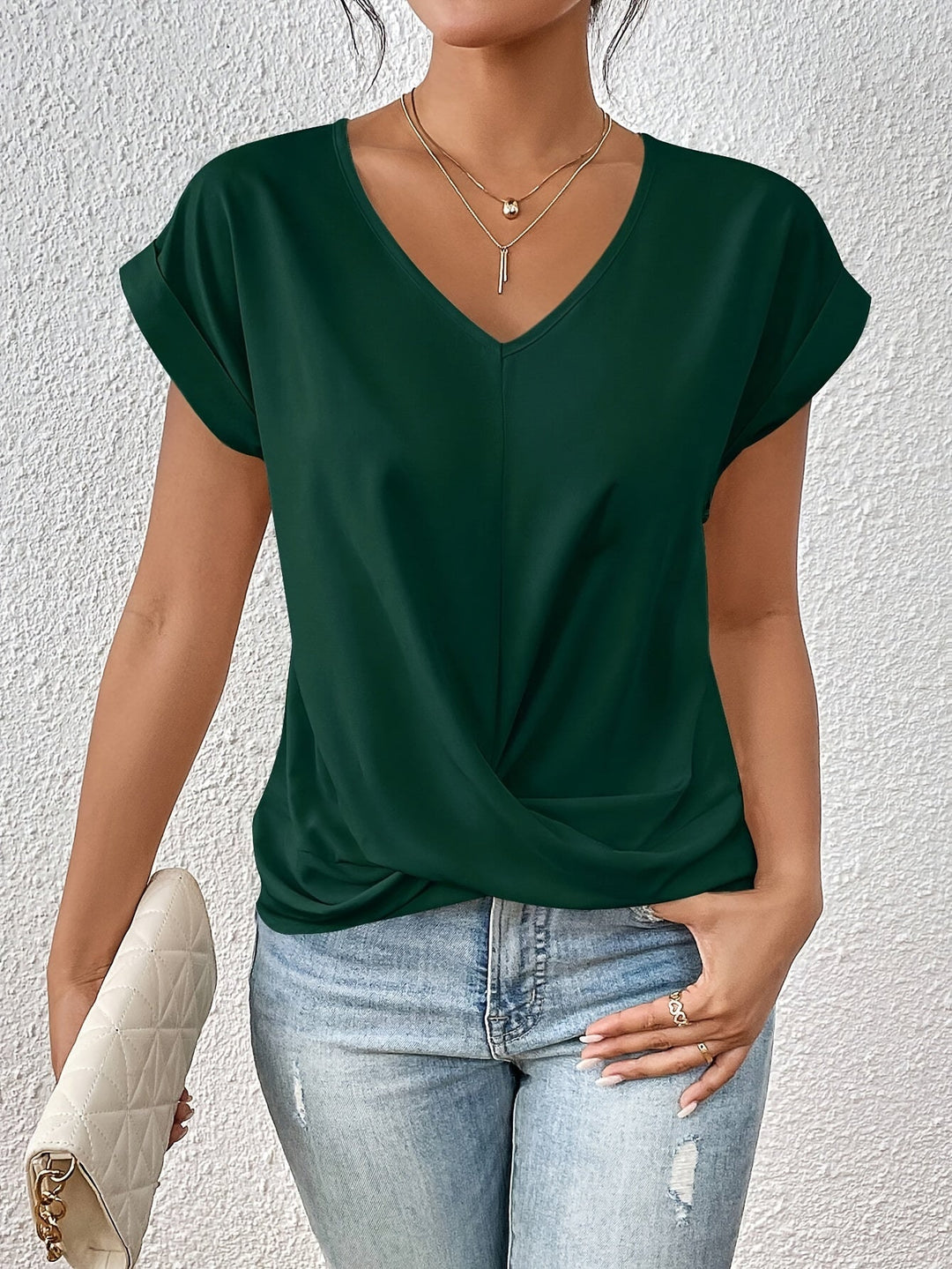 Linea Aarhus® | Komfortabel T-shirt med elegant halsudskæring (MIDLERTIDIGT 1+1 GRATIS!)