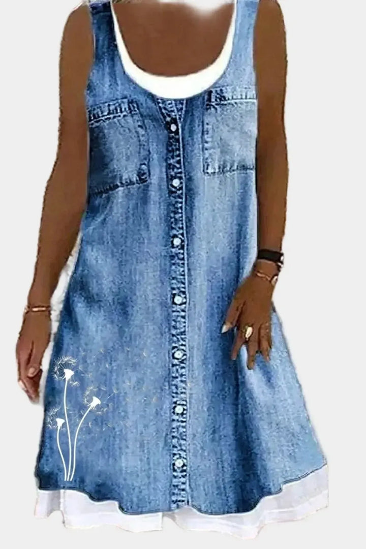 Agnes | Denim Kjole