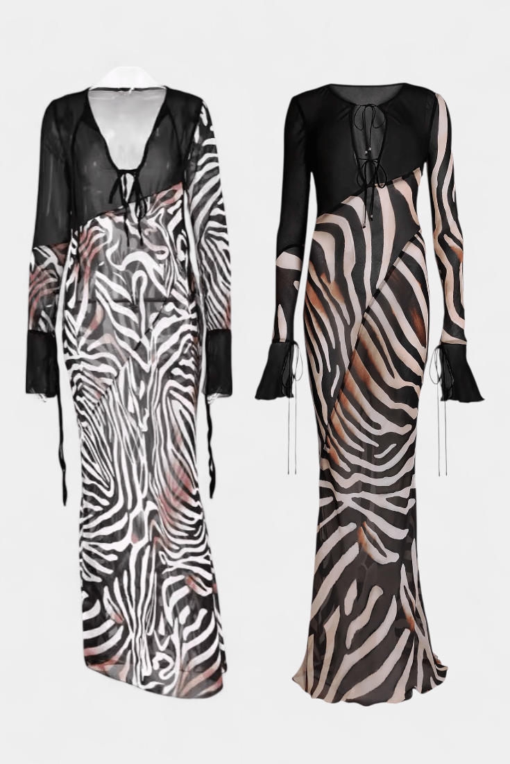 Gry | Zebra kjole