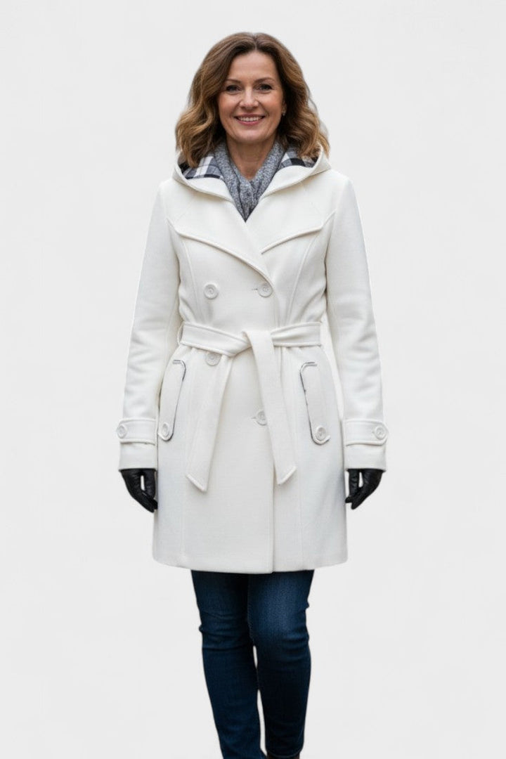 Leona™ | Elegant dobbeltradet frakke
