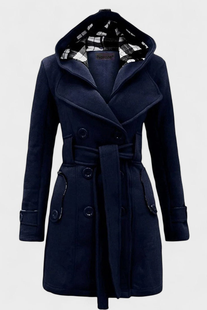 Leona™ | Elegant dobbeltradet frakke