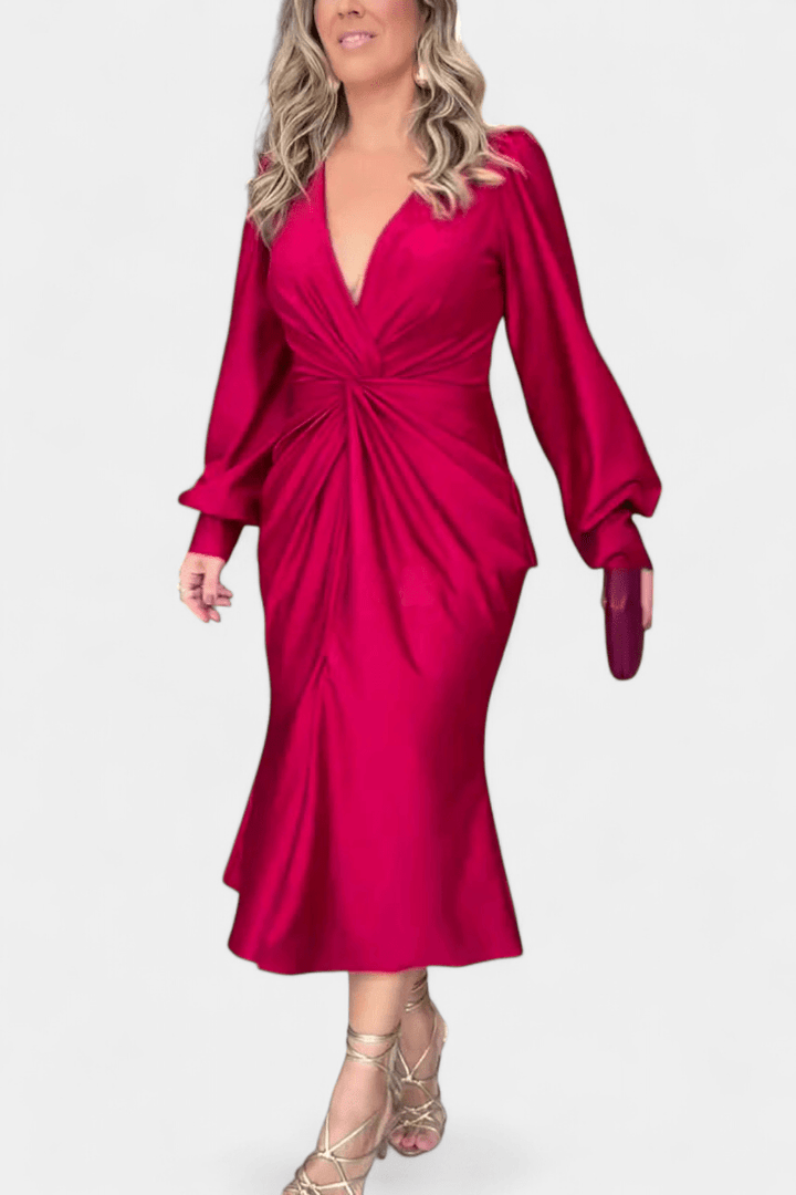 Malina | V-hals Bluse