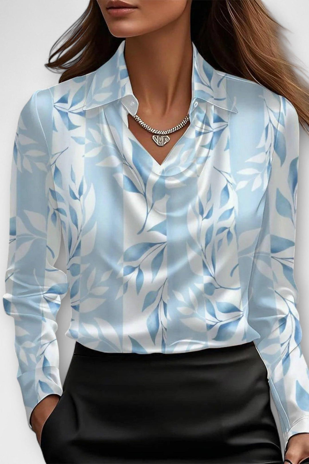 Ronja | Satin Bluse