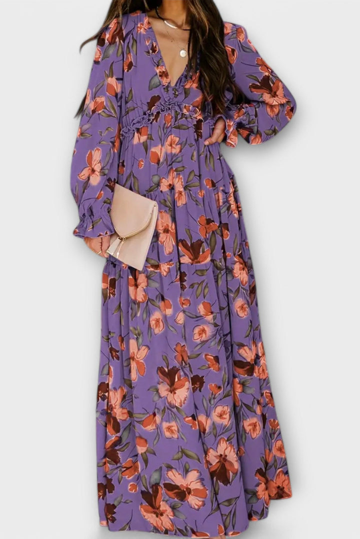 Sofia | Maxi blomsterkjole