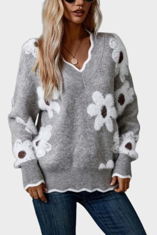 Thea | Blomstertrøje